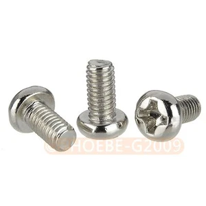 M3 x 6mm Phillips Pan Head Screws for 2.5" HDD SSD DVD-ROM Motherboard - Foto 1 di 4