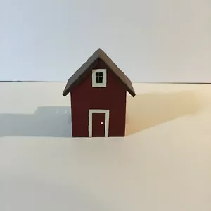 Miniatur Puppenhaus Display kleines Wasserrad Haus Handarbeit 3" x 2" x 3" - Bild 1 von 5
