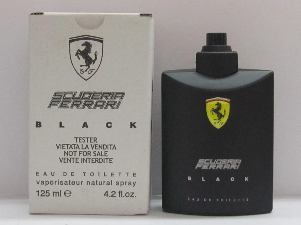 Probador de eau de toilette Ferrari Scuderia negro para hombre 4,2 oz nuevo Foto 1 de 1