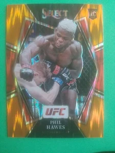 2022 Select UFC Phil Hawes Orange Flash Level Premier Prizm Rookie RC #180 - Picture 1 of 2
