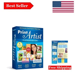 Create Spectacular Print Projects: Print Artist Platinum 25 with Video Tutorial - Afbeelding 1 van 3