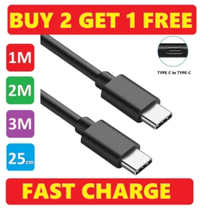 USB-C-C Kabel für Samsung S24 S22 S21 S20 FE Typ C Lade Schnell Ladekabel - Bild 1 von 12
