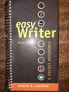 A new pocket reference "Easy Writer" by Lunsford (2005, Spiral) - Picture 1 of 2