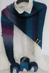 Baumwollschal Strickmuster - Bild 1 von 1
