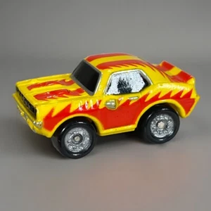 1989 Micro Machines '71 Plymouth Barracuda Yellow Highway Warrior Galoob Vintage - Picture 1 of 18