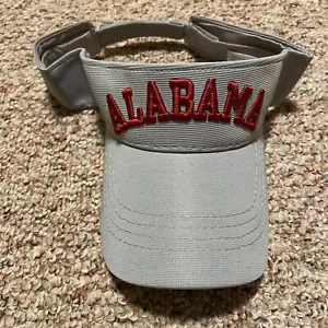 Sombrero Gorra Visera Marea Carmesí Alabama Gris/Borgoña Letras - Imagen 1 de 4