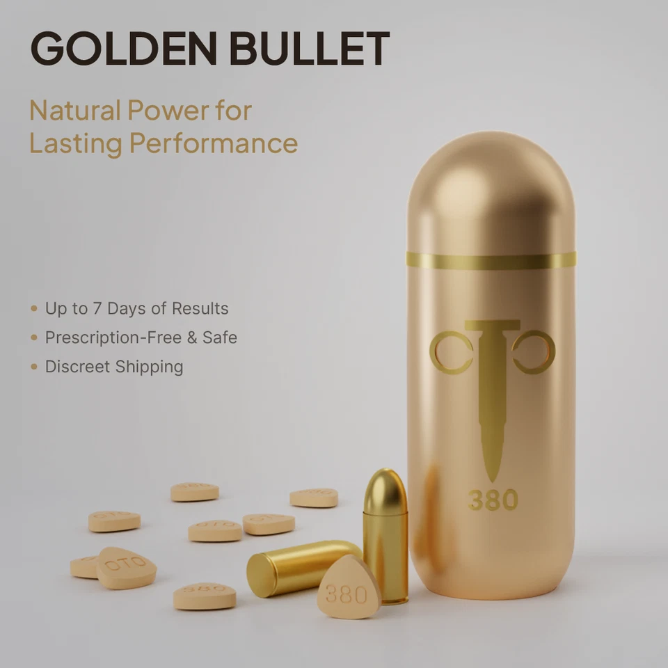 Golden Bullet - Pilules Sexuelles 100% Naturelles pour Hommes, DURÉE 4-7 JOURS - Bild 1 von 4