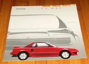 Original 1989 Toyota MR2 and Supercharged Deluxe Sales Brochure Catalog - Picture 1 of 2