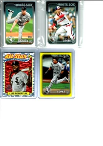 2024 Topps Baseball Series 1 & 2 Chicago White Sox Team Set 22 Base Cards +WOW+ - Picture 1 of 5