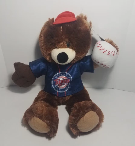 Minnesota Twins Baseball 14" Plush Bear! NWT Stuffed Animal ~ MLB Genuine Merch Cover