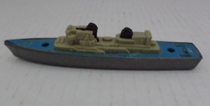 Vintage Tootsie Toy Naval Ship Destroyer 34 Plastic & Metal 1960s USA 5" long