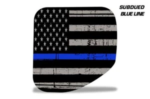 Gas Cap Decal Fuel Door Graphic Sticker For Toyota Tacoma 2005-2015 BLUE LINE - Bild 1 von 2