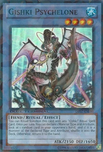 Yugioh Gishki Psychelone DT07-EN080 Duel Terminal Super Parallel Rare VLP - Picture 1 of 1