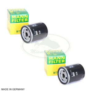 LAND ROVER OIL FILTER x2 RANGE EVOQUE 2.0L 4 CYL LR096524 MANN FILTER - Picture 1 of 1