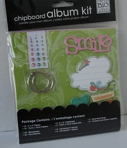 me & my BIG ideas chipboard album kit Alison - Smile - Picture 1 of 2
