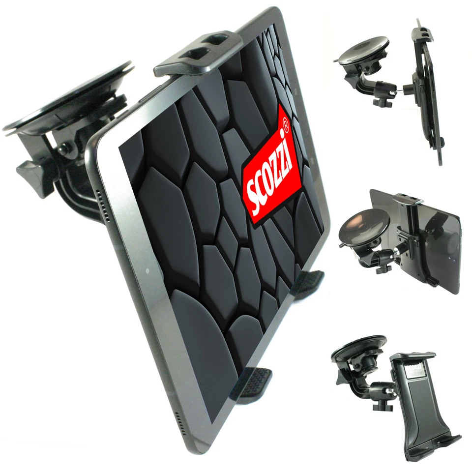 SCOZZI® KFZ Halter für Apple iPad Pro 11 10.5 9.7 Mini Air 4 3 2 Halterung Auto - Bild 1 von 4