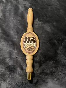 MORGAN STREET BREWERY H2 BRAU HAFERFLOCKEN STOUT BIER ZAPFHAHN GRIFF HOLZ - Bild 1 von 8