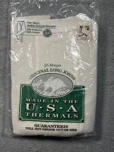 JE Morgan Long Johns Mens XL Thermal Underwear Vintage NOS Bottoms Walmart - Picture 1 of 4
