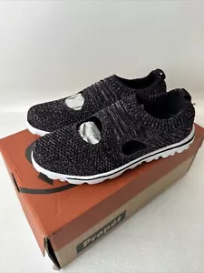 Propet Travelactiv Avid Slip On Shoe Womens Size 5 M(B) WAT064M Black Berry - Picture 1 of 9