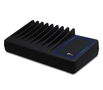 10 Port 90W USB Charging station with Qi wireless and USB C Charging, Ambient... - Image 1 of 4