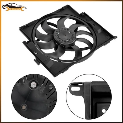 For BMW 328I 2012-2016 & BMW 428I 2014-16 Electric Radiator Cooling Fan Assembly - Image 1 of 4