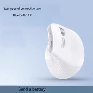 Ergonomic Mouse Optical Vertical Mice USB Wireless 2.4GHz 1200DPI For PC - Picture 1 of 8