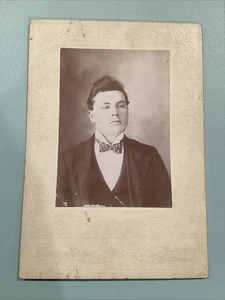 Wilbur Hamilton Alice Boyfriend Dougherty Bros Studio Dayton Cabinet Card Photo - Picture 1 of 9