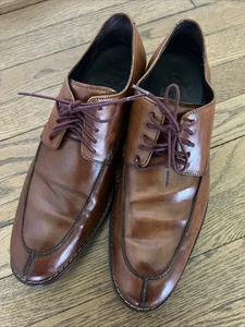 cole haan Men’s Leather Shoes Brown Size 11 Lace Up - Picture 1 of 14
