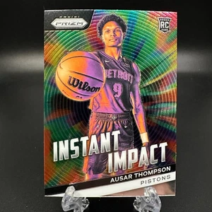 2023-24 Panini Prizm Ausar Thompson Instant Impact RC #2 Detroit Pistons - Picture 1 of 2