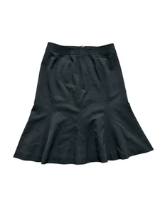 Vintage Kate Hill Petite 8P Wollmischung schwarz romantisch Whimsigoth gefüttert Midirock - Bild 1 von 4