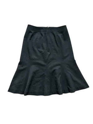 Falda De Colección Kate Hill Petite 8P Mezcla de Lana Negra Romántica Cachicha Gorp Core Foto 1 de 4