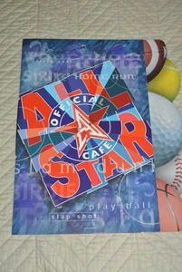 Menu All Star Cafe * Versione 1° Anno New York City Tiger Gretzky Shaq Montana - Foto 1 di 10