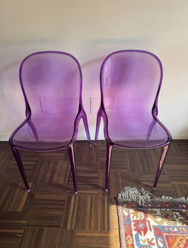 Coppia sedie Thalya chair Patrick Jouin Kartell - Immagine 1 di 4