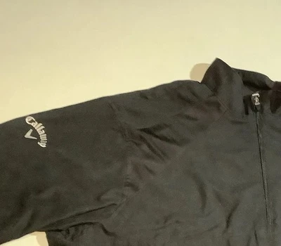 Callaway Golf x Series 1/4 Zip Black Pullover 3XL Windbreaker Jacket Men's XXXL - Image 1 of 4