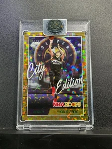 2020 Panini Hoops Nikola Jokic #8 City Edition Asia Hyper Green-Gold /25 - Picture 1 of 2