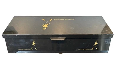 Carrito organizador de bebidas Johnnie Walker de plástico negro de 6 compartimentos 18 x 5 x 7 Foto 1 de 4