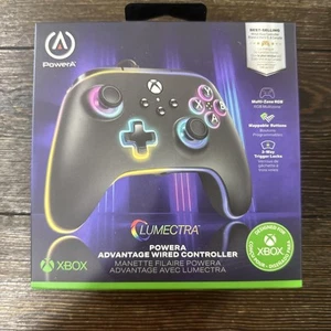 Controlador con cable PowerA Advantage para Xbox Series X|S con Lumectra - negro - Imagen 1 de 4