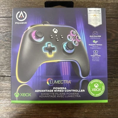 PowerA Advantage Wired Controller for Xbox Series X|S with Lumectra – Black - Image 1 of 4
