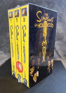 The Simpsons Go Hollywood VHS Box Set, 1999, 3-Tape Set - BRAND NEW - Picture 1 of 4