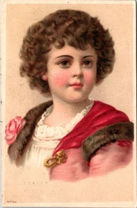 Postcard Private Mailing Card Posted 1904 Girl Child - Picture 1 of 2