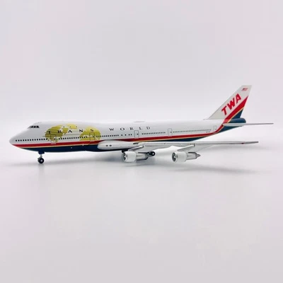 Gemini Jets 1:400 TWA Boeing 747-131 окончательная глобальная регистрация ливреи N93108 - Изображение 1 из 4