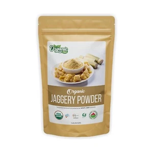 Organic Zing Jaggery Powder, 100% Natural and organic jaggery powder- 227g/8 Oz - Picture 1 of 6