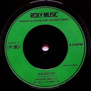 Roxy Music - Jealous Guy / To Turn You On [7" 45 rpm Single] UK Import - Picture 1 of 1