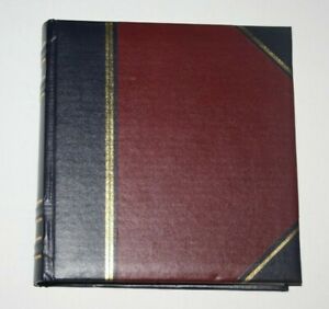 Photo Album Photo book With 100 Pocket Pages Red Black Burgundy New 