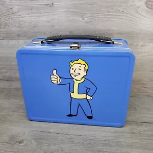 Fallout 4 Vault 111 Metal Blue Lunchbox Prop Replica READ - Picture 1 of 11