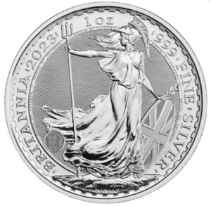 Britannia 1 oz Silber 2023 Queen Großbritannien 1 oz 999 Silber Silbermünzen