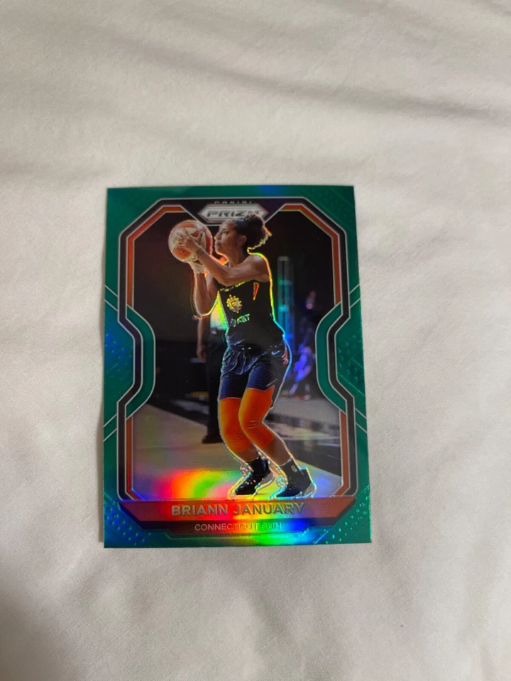 2021 WNBA Panini Prizm BRIANN JANUARY Green Prizm Card  - Image 1 of 1