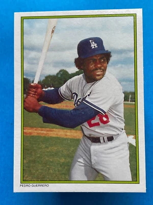 1986 Topps All-Star Set Collector's Edition Pedro Guerrero #25 - Image 1 of 2