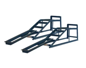 Car Ramps Pair Of 2.5 Ton Tonne Van Extra Wide Metal Lifting With Extensions - Picture 1 of 1