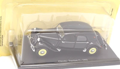 CITROËN TRACTION 11   1953   NOIR / BLACK  -  UH / ATLAS - 1/43 - Photo 1/2